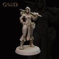 Female Battle Mage Rabbitfolk Miniature | Tabletop RPG Miniature | Galaad Miniatures | Roleplaying 3D Printed Fantasy Mini - 3DPrintDen