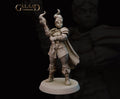 Female Fire Mage Miniature | Tabletop RPG Miniature | Galaad Miniatures | Roleplaying 3D Printed Fantasy Mini - 3DPrintDen