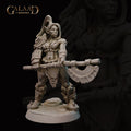 Female Orc Warrior Miniature | Tabletop RPG Miniature | Galaad Miniatures | Roleplaying 3D Printed Fantasy Mini - 3DPrintDen