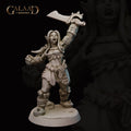 Female Orc Warrior Miniature | Tabletop RPG Miniature | Galaad Miniatures | Roleplaying 3D Printed Fantasy Mini - 3DPrintDen