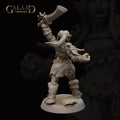 Female Orc Warrior Miniature | Tabletop RPG Miniature | Galaad Miniatures | Roleplaying 3D Printed Fantasy Mini - 3DPrintDen