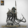 Elf Lord Mounted Miniature, Velir | Tabletop RPG Miniature | Rescale Miniature | Roleplaying 3D Printed Fantasy Mini - 3DPrintDen