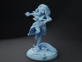 Female Elf Druid Miniature, Elledriel | Twin Goddess Miniatures | Tabletop RPG Miniature | Roleplaying 3D Printed Fantasy Mini - 3DPrintDen