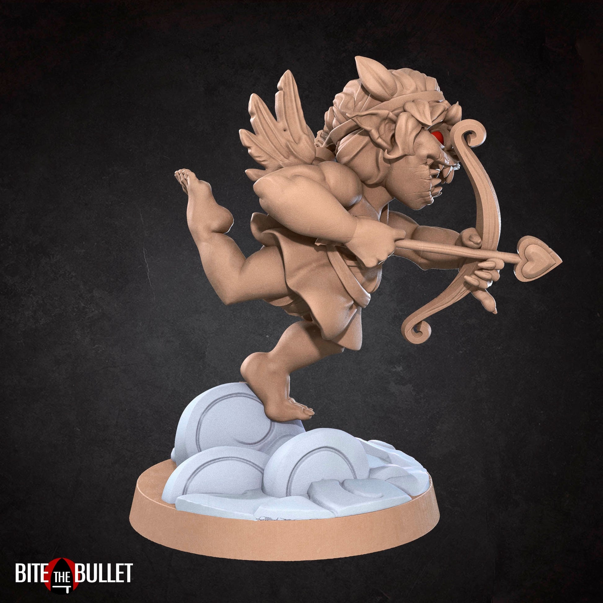 Goblin Cupid Miniature | Tabletop RPG Miniature | Bite the Bullet | Roleplaying 3D Printed Fantasy Mini - 3DPrintDen