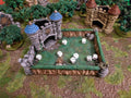 Dice Tower Battle Field 3D Printed Orc Human | Makers Anvil | Roleplaying 3D Printed Fantasy Scenery | Miniature Building Terrain TTRPG - 3DPrintDen