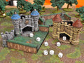 Dice Tower Battle Field 3D Printed Orc Human | Makers Anvil | Roleplaying 3D Printed Fantasy Scenery | Miniature Building Terrain TTRPG - 3DPrintDen