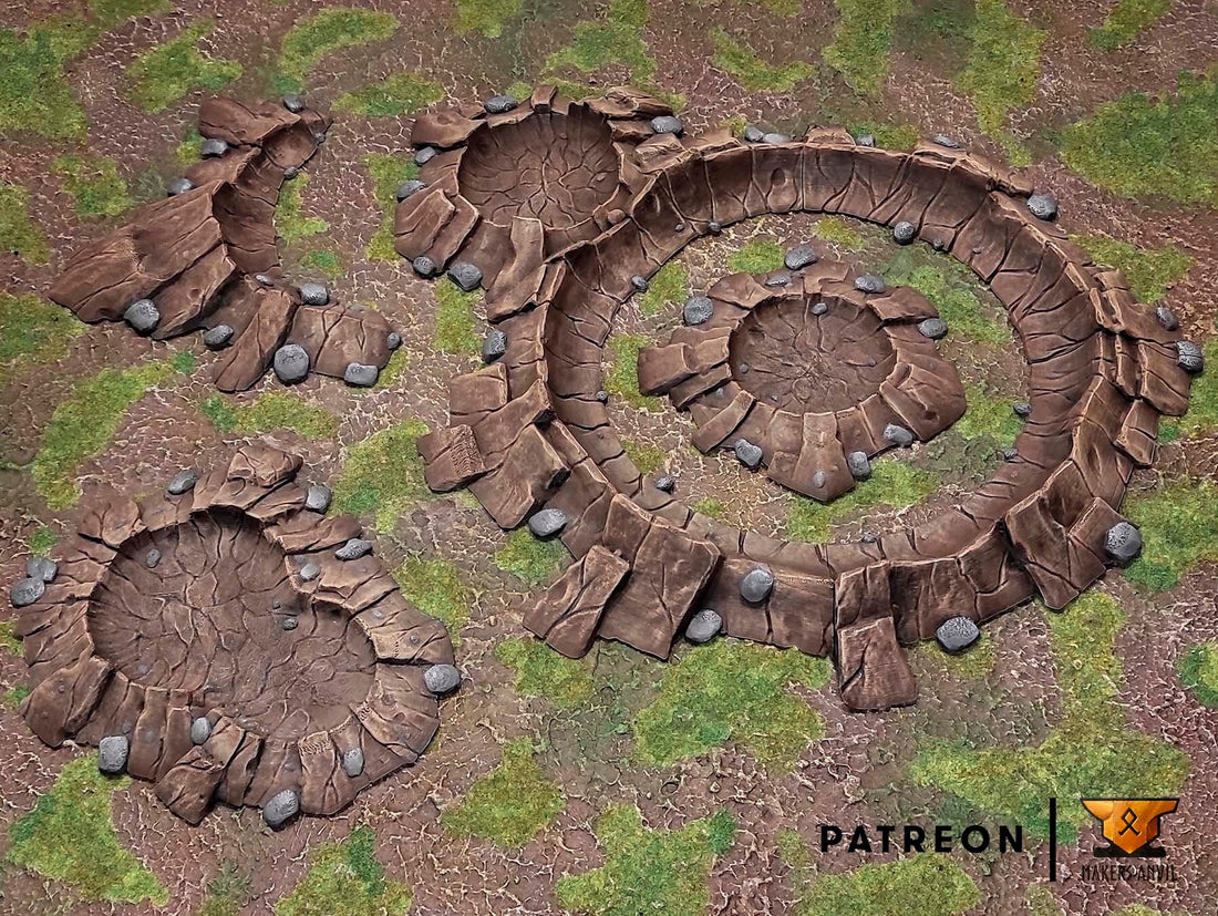 Dark Elf Corrupt Floating Island Terrain Scenery | Makers Anvil | Roleplaying 3D Printed Fantasy Scenery | Miniature Building Terrain TTRPG - 3DPrintDen