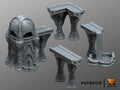 Fountain Aqueduct City of Intrigues Terrain Scenery | Makers Anvil | Roleplaying 3D Printed Fantasy Scenery | Miniature Building TTRPG - 3DPrintDen