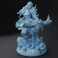 Female Ranger Miniature, Koume | Twin Goddess Miniatures | Tabletop RPG Miniature | Roleplaying 3D Printed Fantasy Mini - 3DPrintDen