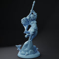 Female Barbarian Miniature, Thitania | Twin Goddess Miniatures | Tabletop RPG Miniature | Roleplaying 3D Printed Fantasy Mini - 3DPrintDen