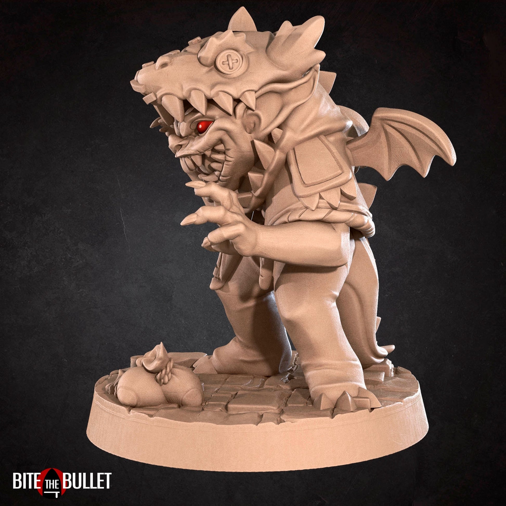 Goblin Miniature | Tabletop RPG Miniature | Bite the Bullet | Roleplaying 3D Printed Fantasy Mini - 3DPrintDen