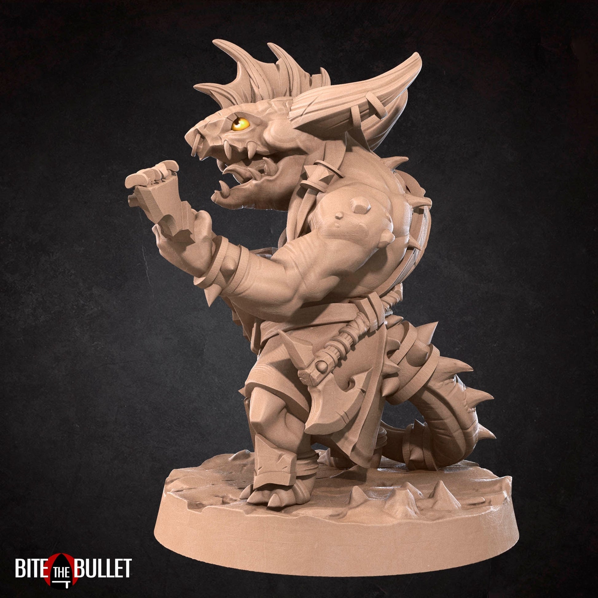 Kobold Bard Miniature | Tabletop RPG Miniature | Bite the Bullet | Roleplaying 3D Printed Fantasy Mini - 3DPrintDen