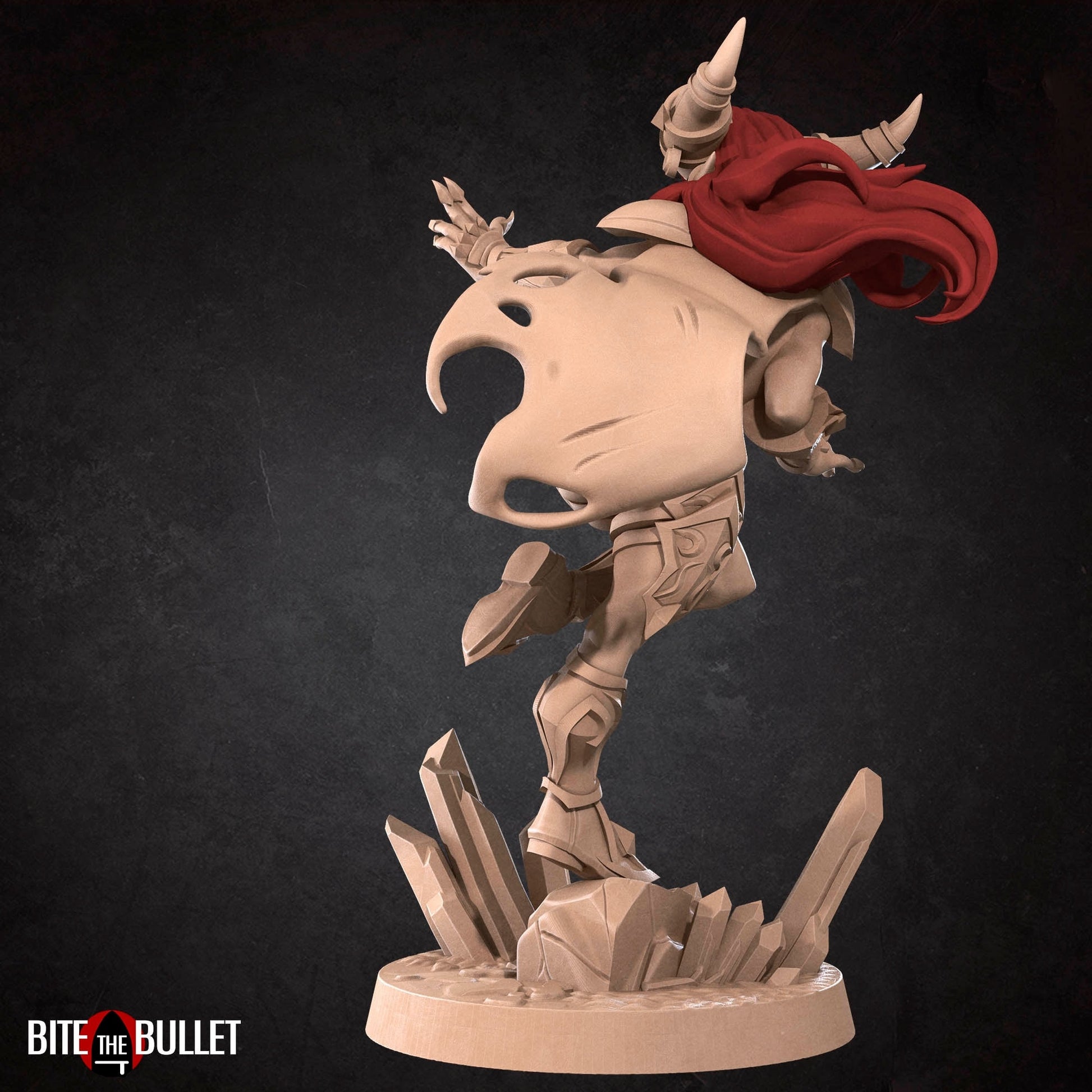 Kobold Queen Miniature | Tabletop RPG Miniature | Bite the Bullet | Roleplaying 3D Printed Fantasy Mini - 3DPrintDen