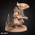 Kobold Fighter Miniature | Tabletop RPG Miniature | Bite the Bullet | Roleplaying 3D Printed Fantasy Mini - 3DPrintDen