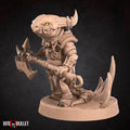 Kobold Fighter Miniature | Tabletop RPG Miniature | Bite the Bullet | Roleplaying 3D Printed Fantasy Mini - 3DPrintDen