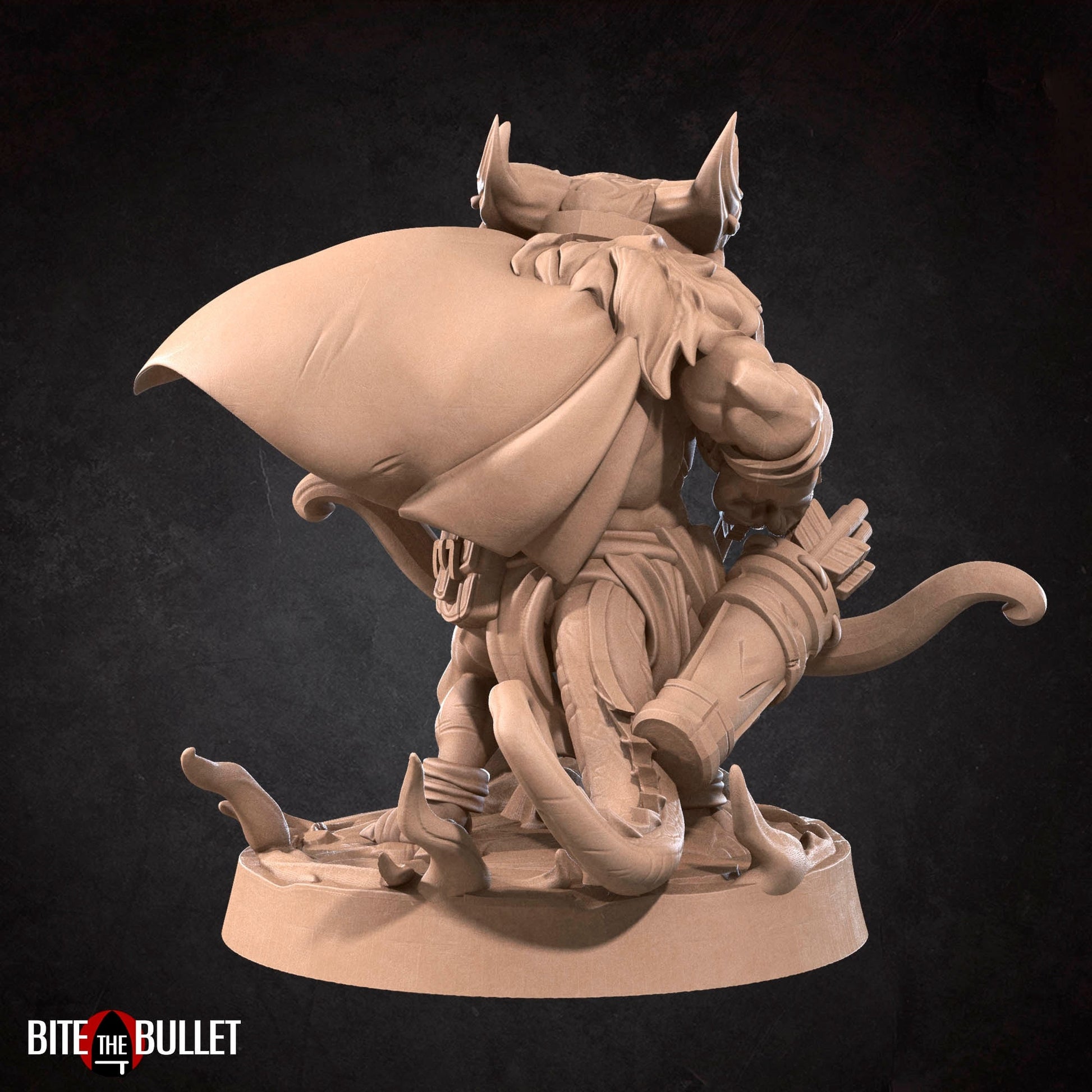 Kobold Ranger Miniature | Tabletop RPG Miniature | Bite the Bullet | Roleplaying 3D Printed Fantasy Mini - 3DPrintDen