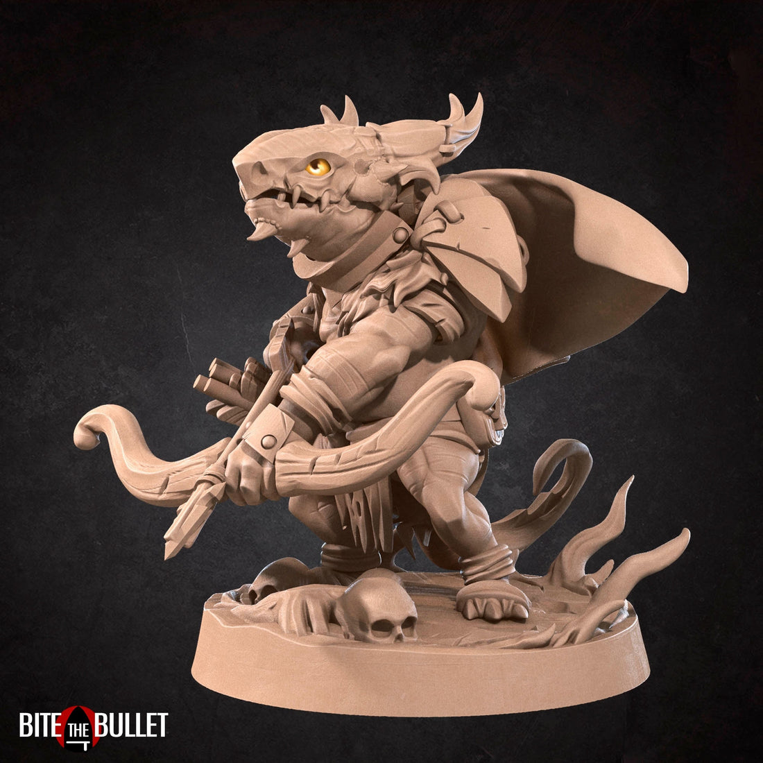 Kobold Ranger Miniature | Tabletop RPG Miniature | Bite the Bullet | Roleplaying 3D Printed Fantasy Mini - 3DPrintDen