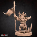 Kobold Chief Miniature | Tabletop RPG Miniature | Bite the Bullet | Roleplaying 3D Printed Fantasy Mini - 3DPrintDen