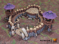 Orc Arena Camp Terrain Scenery | Makers Anvil | Roleplaying 3D Printed Fantasy Scenery | Miniature Building Terrain TTRPG - 3DPrintDen