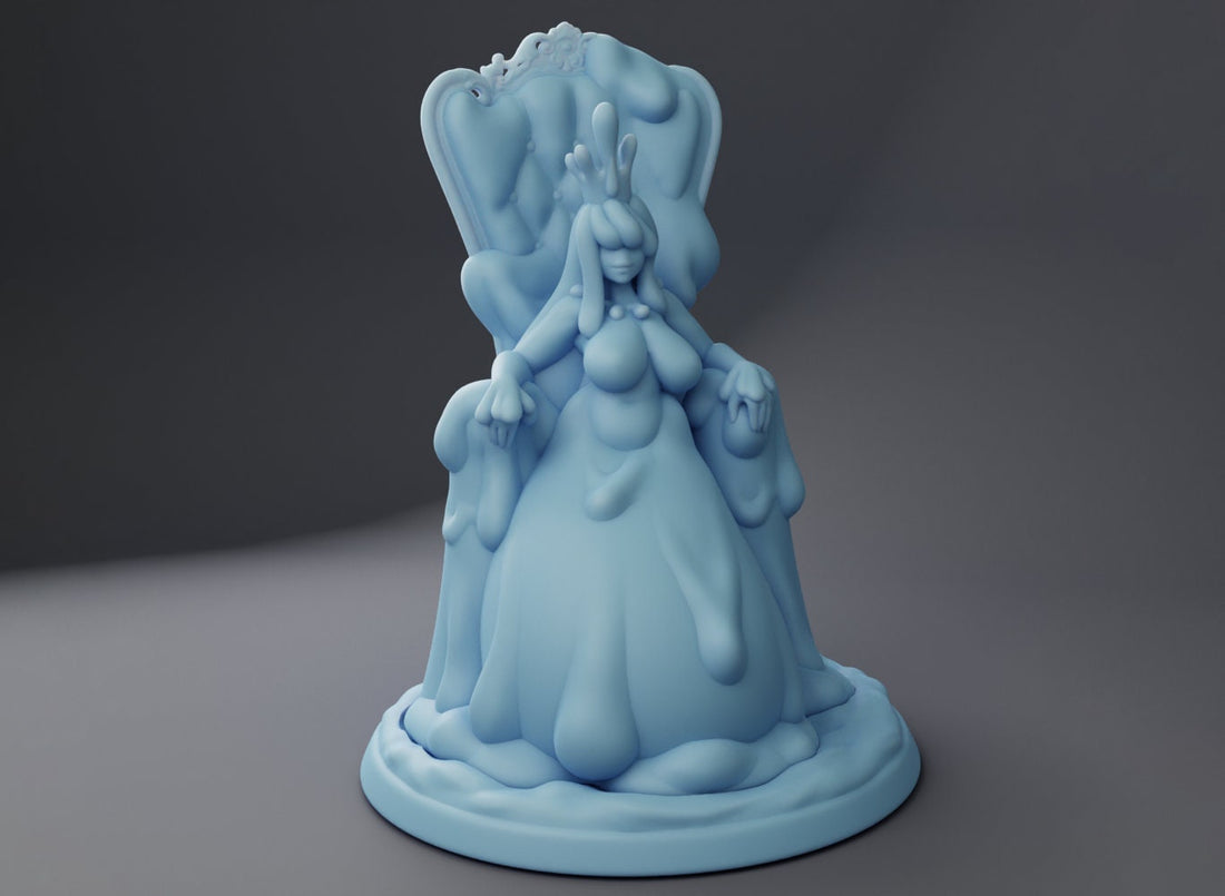 Slime Queen Miniature | Twin Goddess Miniatures | Tabletop RPG Miniature | Roleplaying 3D Printed Fantasy Mini - 3DPrintDen