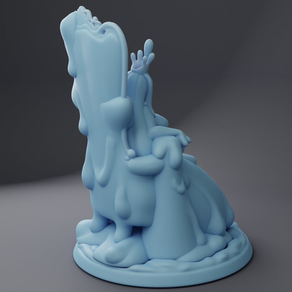 Slime Queen Miniature | Twin Goddess Miniatures | Tabletop RPG Miniature | Roleplaying 3D Printed Fantasy Mini - 3DPrintDen