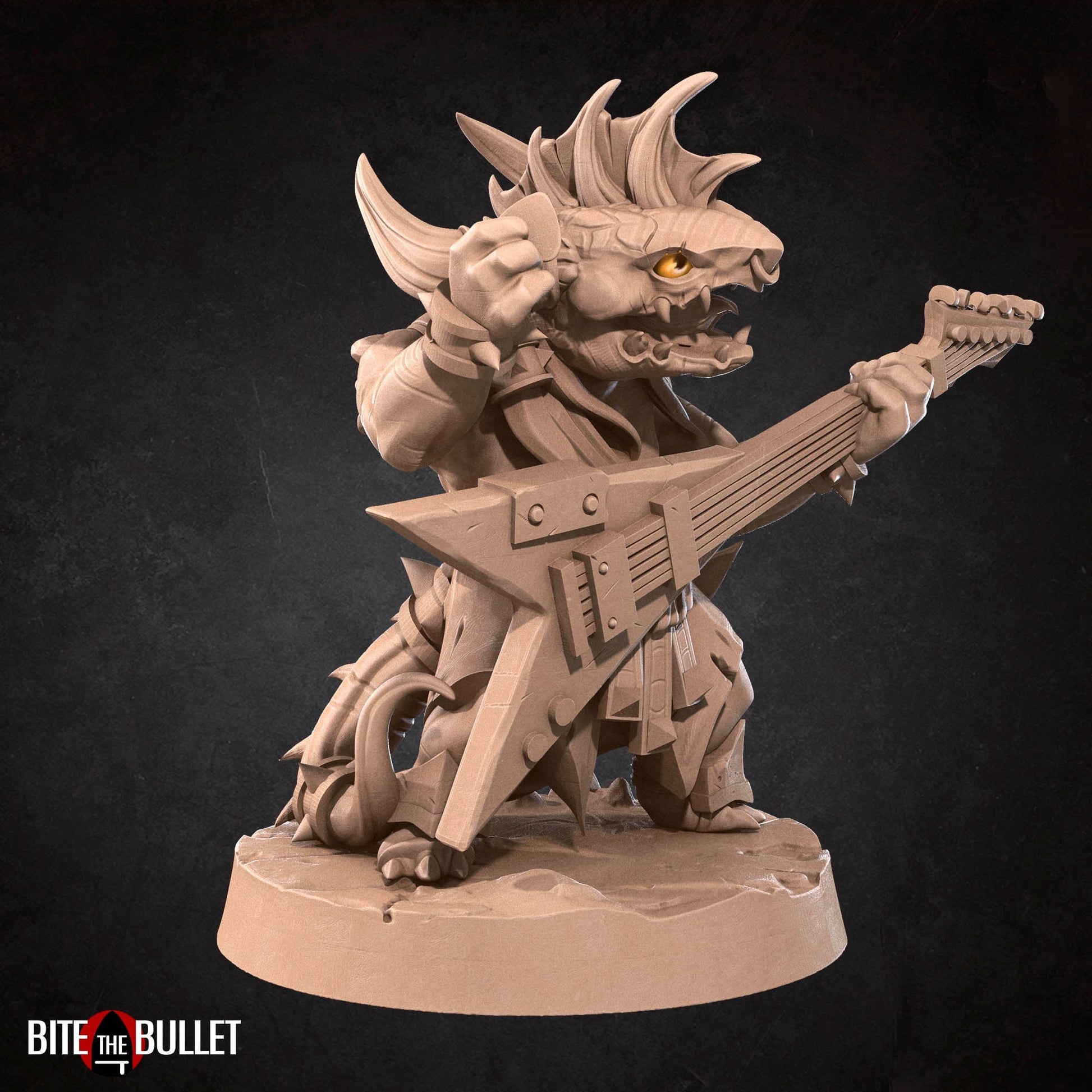 Kobold Bard Miniature | Tabletop RPG Miniature | Bite the Bullet | Roleplaying 3D Printed Fantasy Mini - 3DPrintDen