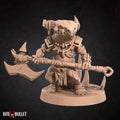 Kobold Fighter Miniature | Tabletop RPG Miniature | Bite the Bullet | Roleplaying 3D Printed Fantasy Mini - 3DPrintDen