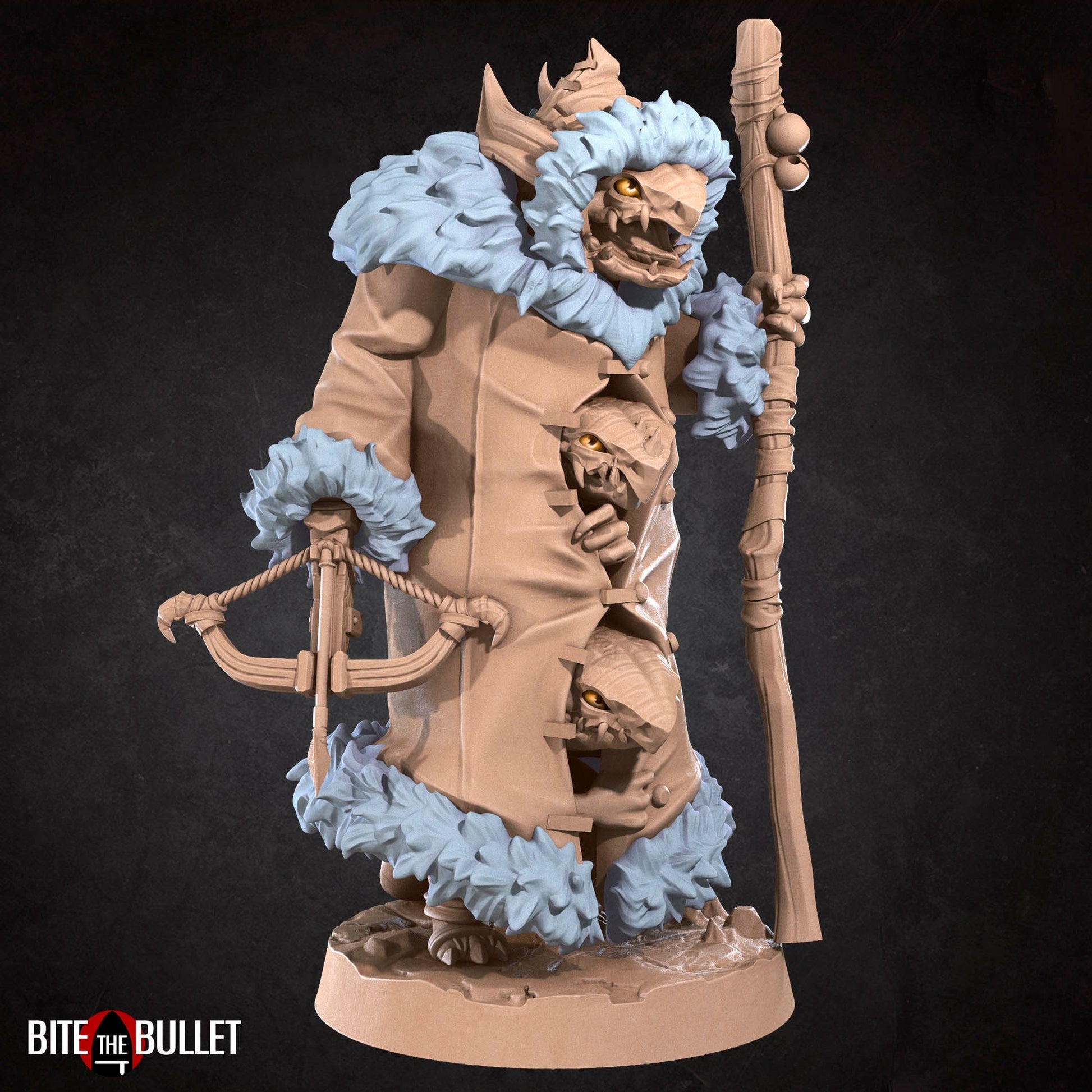 3 Kobolds In a Trench Coat Miniature | Tabletop RPG Miniature | Bite the Bullet | Roleplaying 3D Printed Fantasy Mini - 3DPrintDen