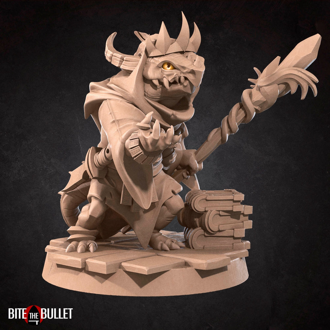 Kobold Warlock Miniature | Tabletop RPG Miniature | Bite the Bullet | Roleplaying 3D Printed Fantasy Mini - 3DPrintDen