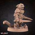 Catfolk Rogue Miniature | Tabletop RPG Miniature | Bite the Bullet | Roleplaying 3D Printed Fantasy Mini - 3DPrintDen