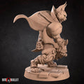 Tabaxi Rogue Miniature | Tabletop RPG Miniature | Bite the Bullet | Roleplaying 3D Printed Fantasy Mini - 3DPrintDen