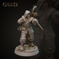 Bandit Miniature | Tabletop RPG Miniature | Galaad Miniatures | Roleplaying 3D Printed Fantasy Mini - 3DPrintDen