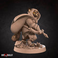 Catfolk Ranger Miniature | Tabletop RPG Miniature | Bite the Bullet | Roleplaying 3D Printed Fantasy Mini - 3DPrintDen