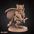 Catfolk Ranger Miniature | Tabletop RPG Miniature | Bite the Bullet | Roleplaying 3D Printed Fantasy Mini - 3DPrintDen