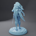 Female Guard Miniature, Synpheena | Twin Goddess Miniatures | Tabletop RPG Miniature | Roleplaying 3D Printed Fantasy Mini - 3DPrintDen