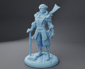 Adventurer Miniature, Van Richter | Twin Goddess Miniatures | Tabletop RPG Miniature | Roleplaying 3D Printed Fantasy Mini - 3DPrintDen