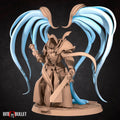 Seraphim of Fate Miniature | Tabletop RPG Miniature | Bite the Bullet | Roleplaying 3D Printed Fantasy Mini - 3DPrintDen