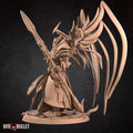 Seraphim of Valor Miniature | Tabletop RPG Miniature | Bite the Bullet | Roleplaying 3D Printed Fantasy Mini - 3DPrintDen