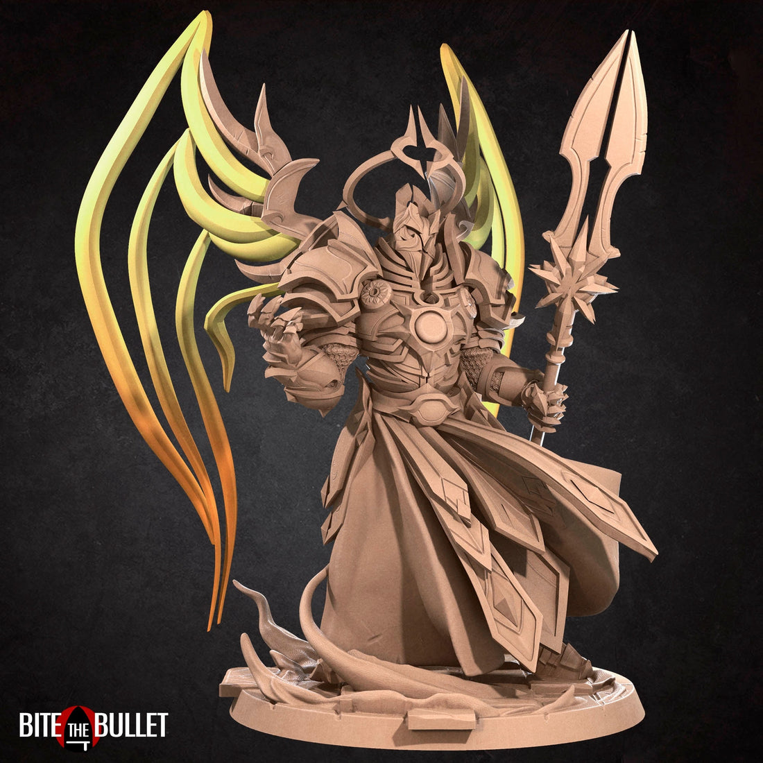 Seraphim of Valor Miniature | Tabletop RPG Miniature | Bite the Bullet | Roleplaying 3D Printed Fantasy Mini - 3DPrintDen