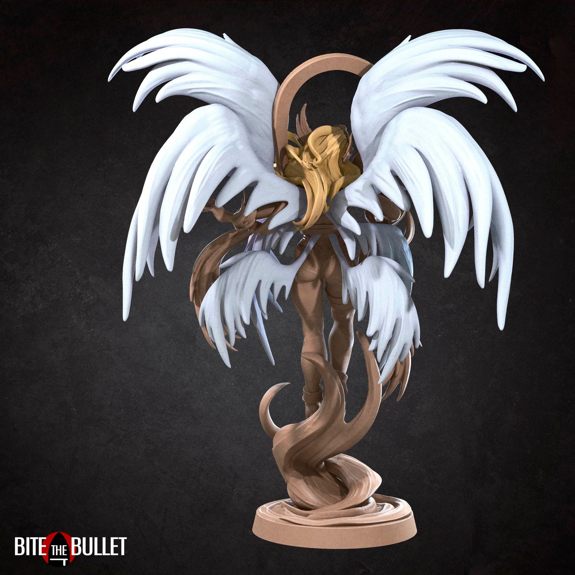 Angel Miniature | Tabletop RPG Miniature | Bite the Bullet | Roleplaying 3D Printed Fantasy Mini - 3DPrintDen