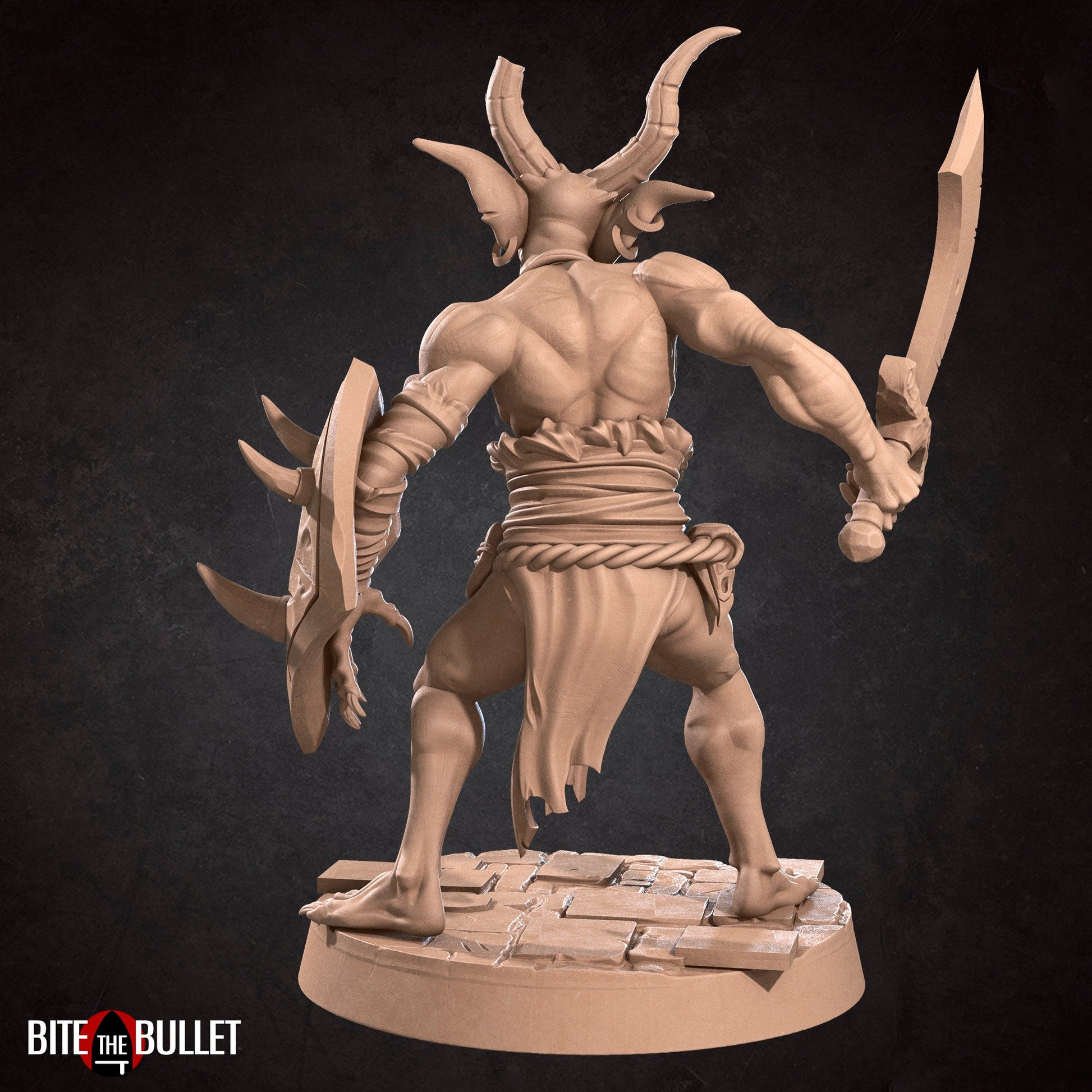 Fallen Imp Miniature | Tabletop RPG Miniature | Bite the Bullet | Roleplaying 3D Printed Fantasy Mini - 3DPrintDen