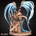 Seraphim of Fate Miniature | Tabletop RPG Miniature | Bite the Bullet | Roleplaying 3D Printed Fantasy Mini - 3DPrintDen