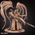 Seraphim of Fate Miniature | Tabletop RPG Miniature | Bite the Bullet | Roleplaying 3D Printed Fantasy Mini - 3DPrintDen