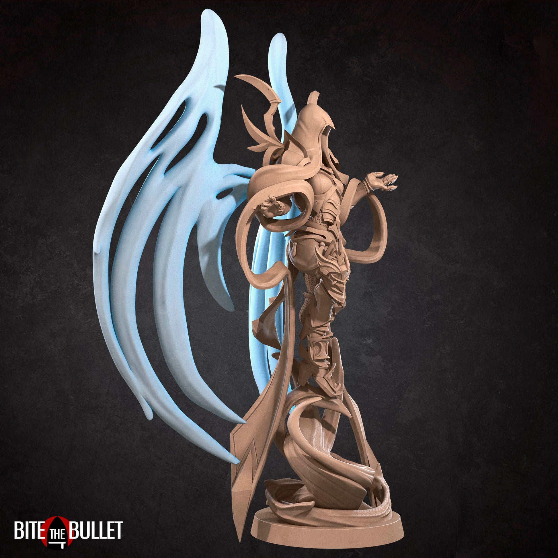 Seraphim of Hope Miniature | Tabletop RPG Miniature | Bite the Bullet | Roleplaying 3D Printed Fantasy Mini - 3DPrintDen