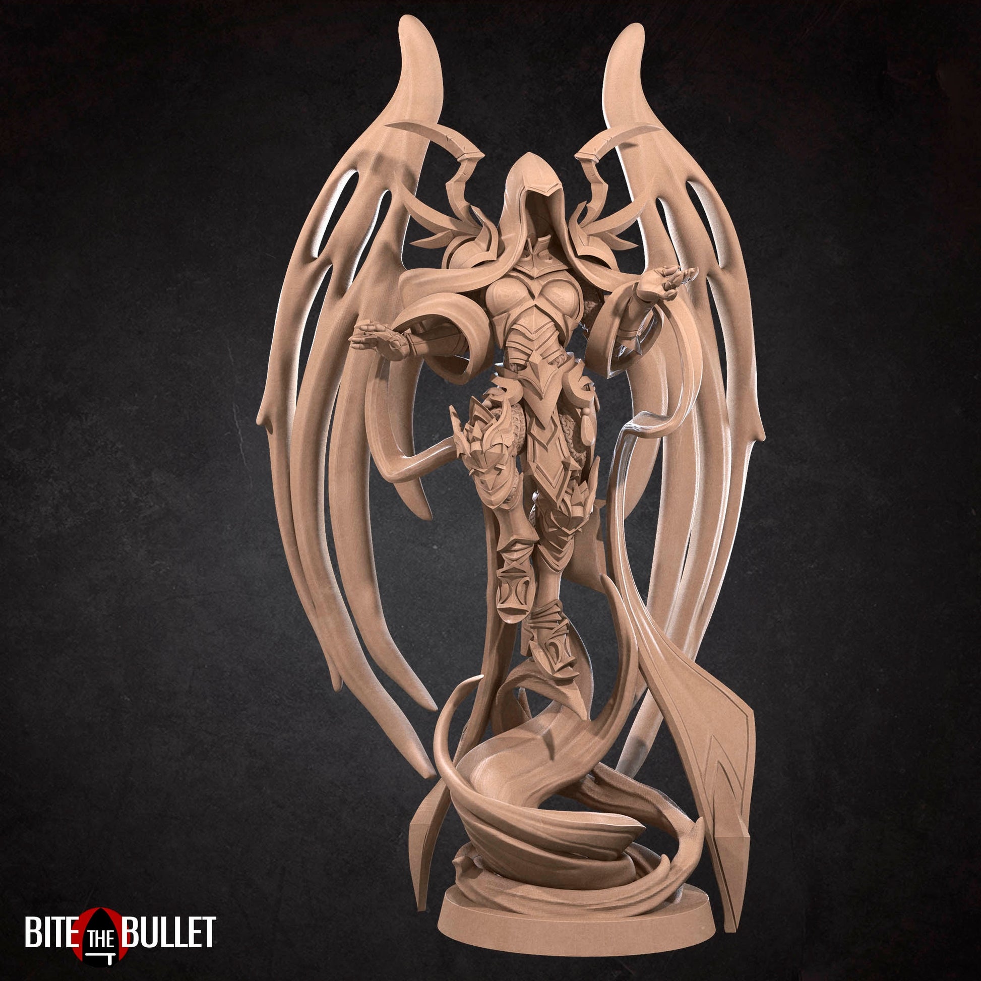 Seraphim of Hope Miniature | Tabletop RPG Miniature | Bite the Bullet | Roleplaying 3D Printed Fantasy Mini - 3DPrintDen