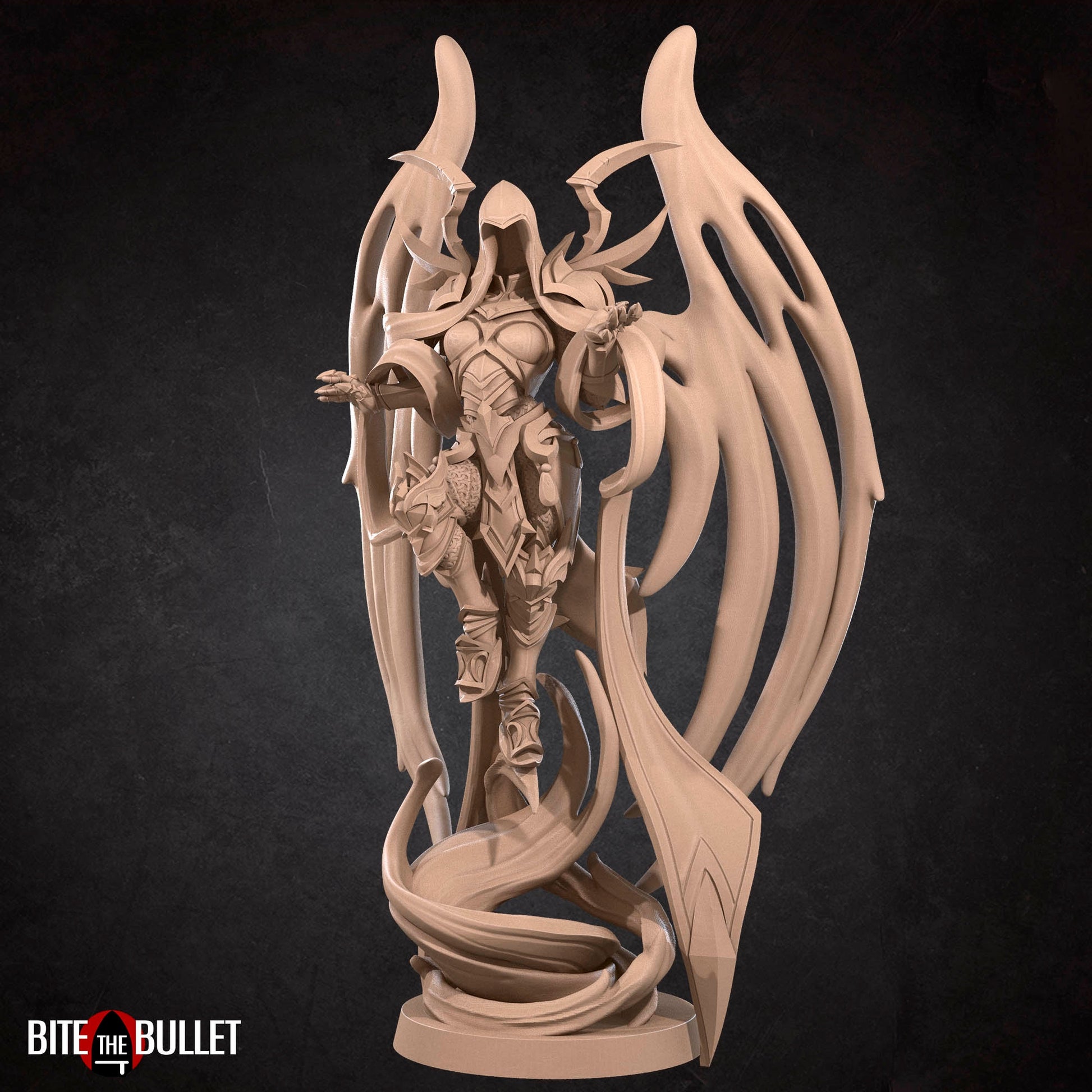 Seraphim of Hope Miniature | Tabletop RPG Miniature | Bite the Bullet | Roleplaying 3D Printed Fantasy Mini - 3DPrintDen