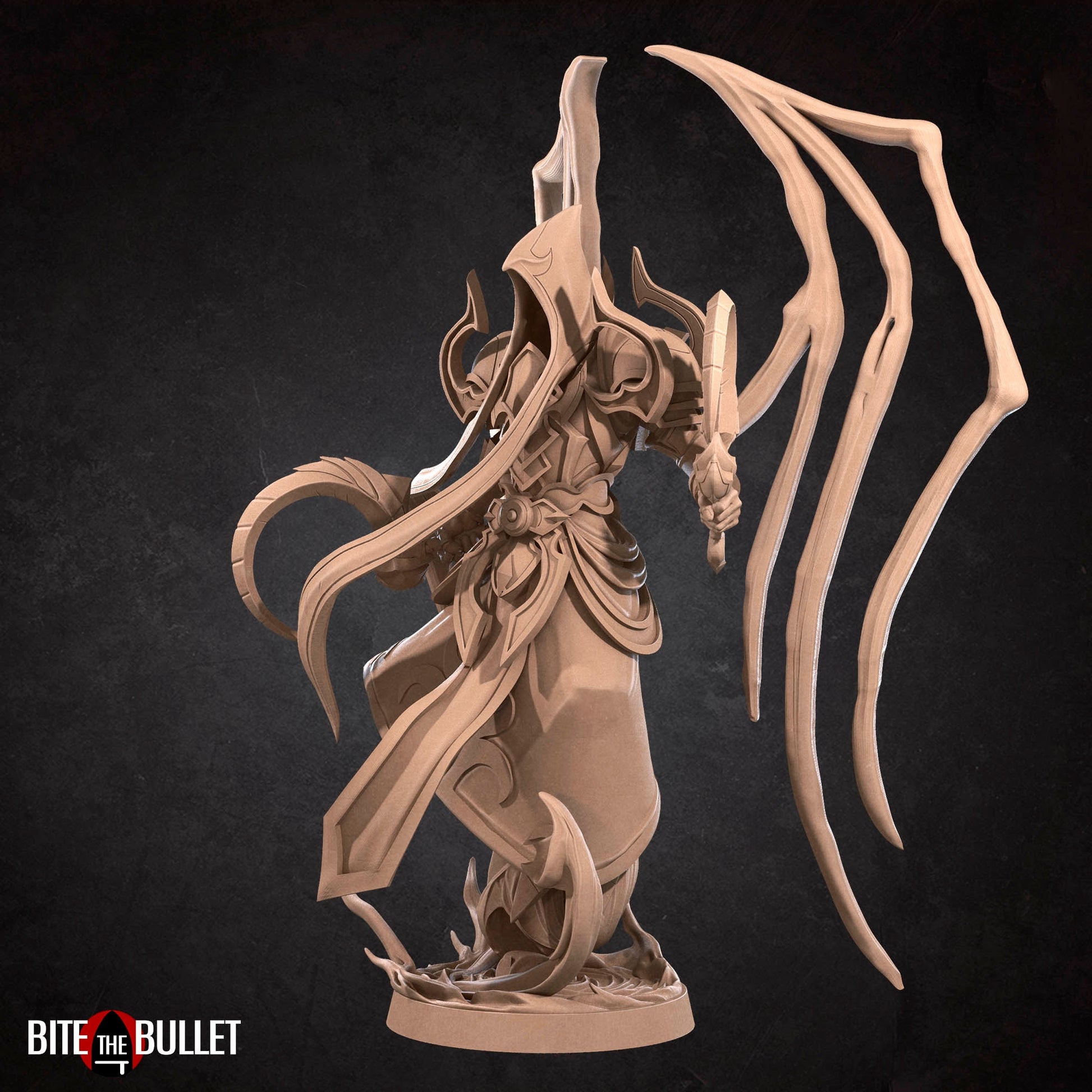 Seraphim of Wisdom Miniature | Tabletop RPG Miniature | Bite the Bullet | Roleplaying 3D Printed Fantasy Mini - 3DPrintDen