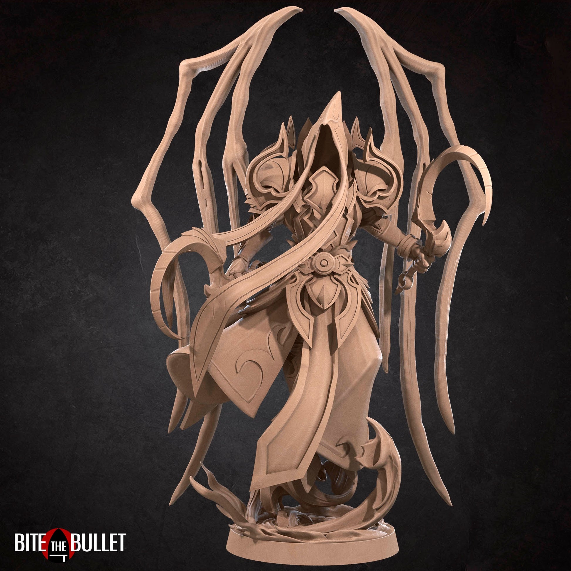 Seraphim of Wisdom Miniature | Tabletop RPG Miniature | Bite the Bullet | Roleplaying 3D Printed Fantasy Mini - 3DPrintDen