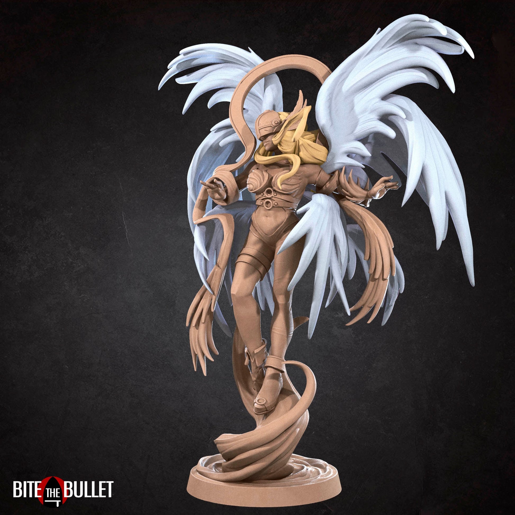 Angel Miniature | Tabletop RPG Miniature | Bite the Bullet | Roleplaying 3D Printed Fantasy Mini - 3DPrintDen