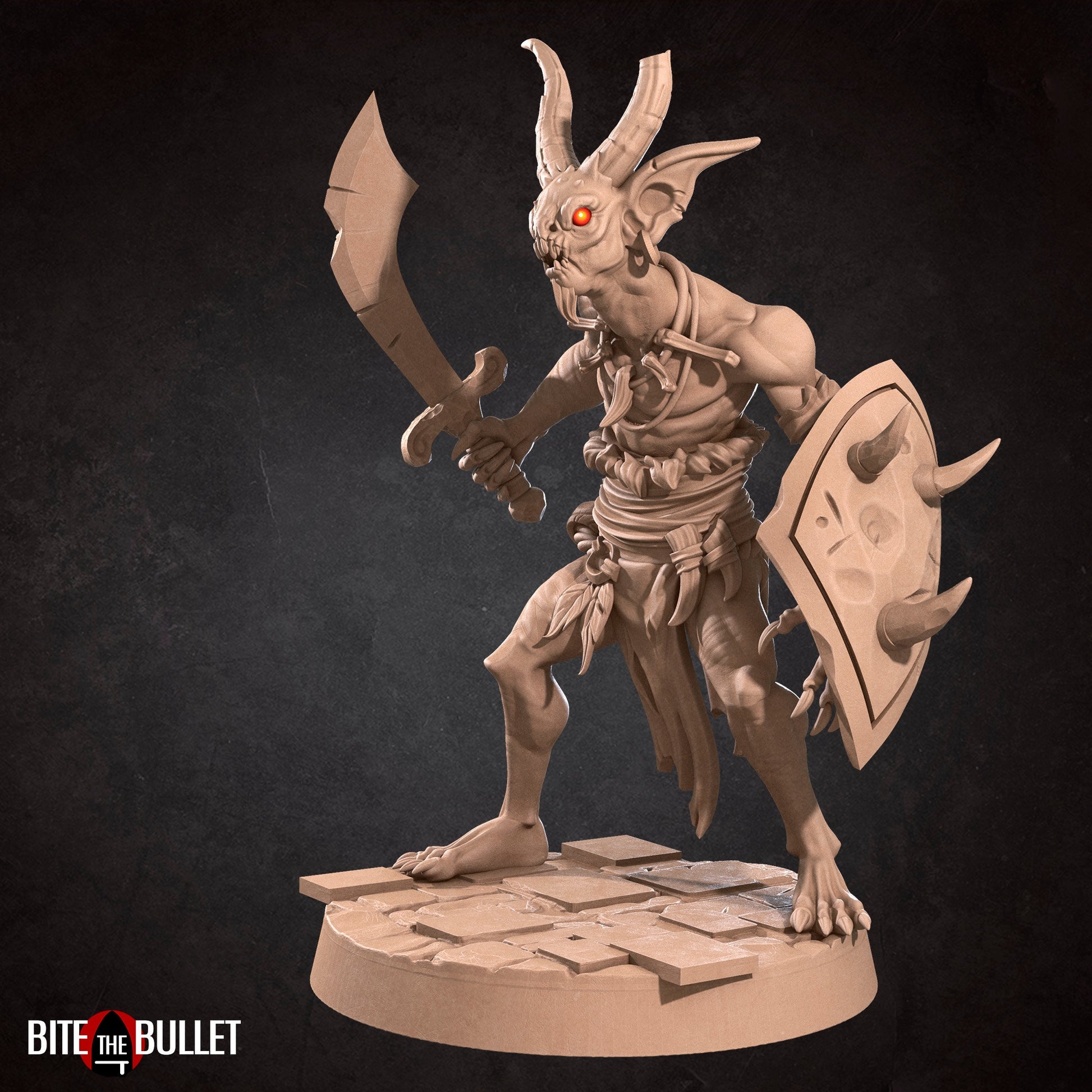 Fallen Imp Miniature | Tabletop RPG Miniature | Bite the Bullet | Roleplaying 3D Printed Fantasy Mini - 3DPrintDen